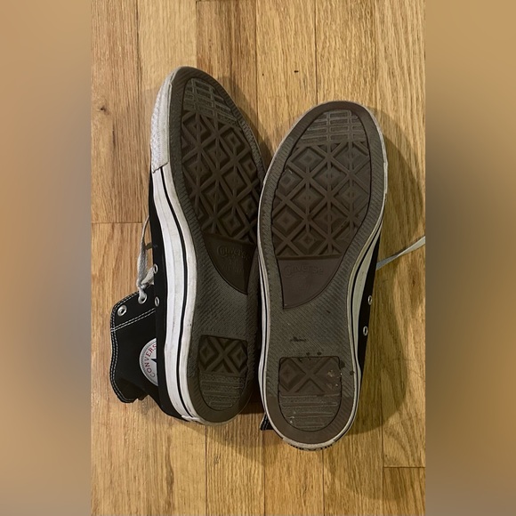 Converse Chuck Taylor Men’s All Star Canvas Black/White High-Top Sneakers(12) - Picture 8 of 11